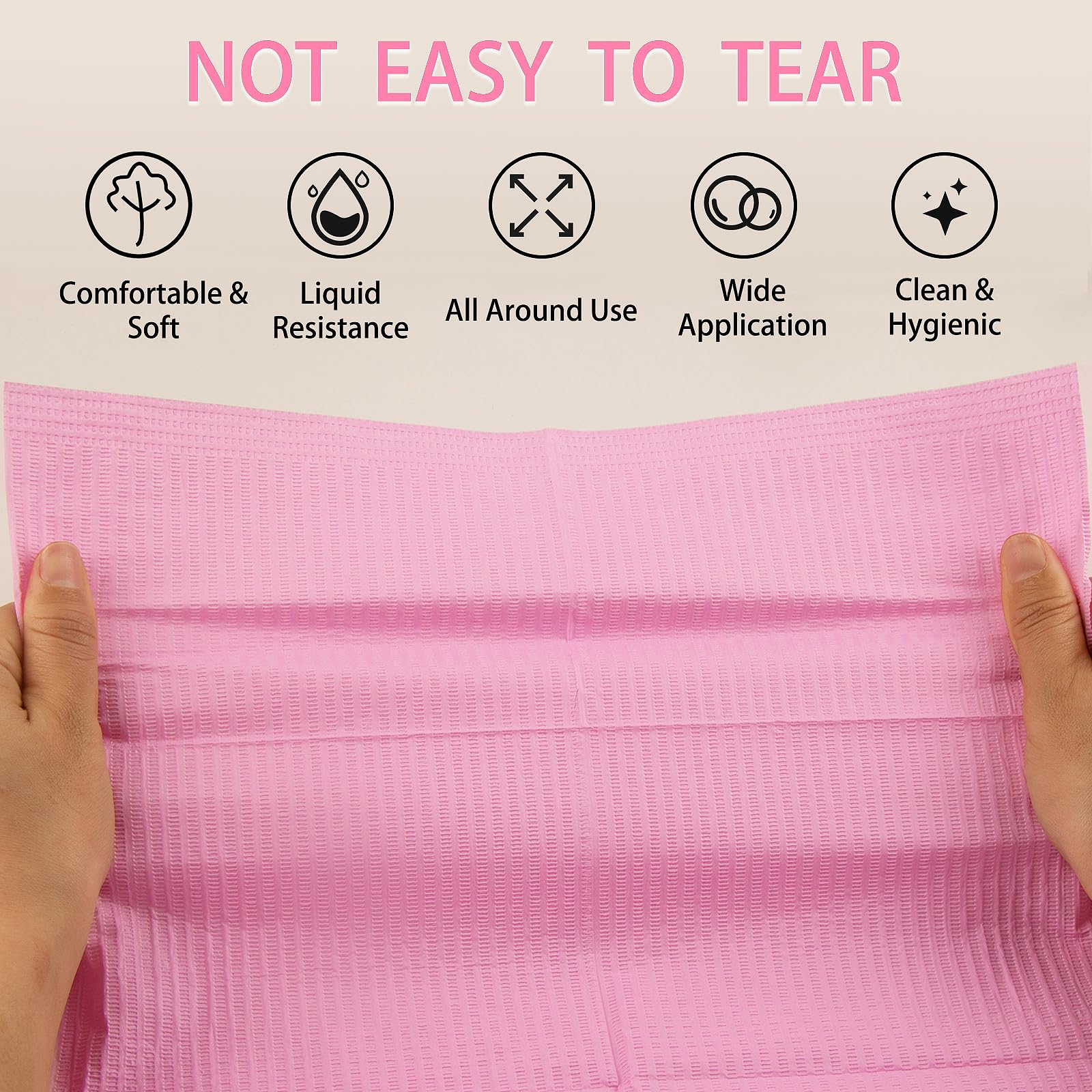 Machine-Ya Nail Mats waterproof back layer shields surfaces from moisture.