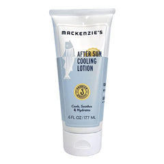 MacKenzie's After Sun Cooling Lotion bottle for refreshing after-sun relief.