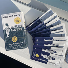 MACKENZIE'S Fisherman Hand Scrub lemon scent, ideal after garden tasks.