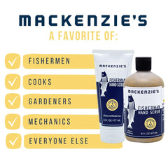 MACKENZIE'S Fisherman Hand Scrub travel packets ready for on-the-go use.