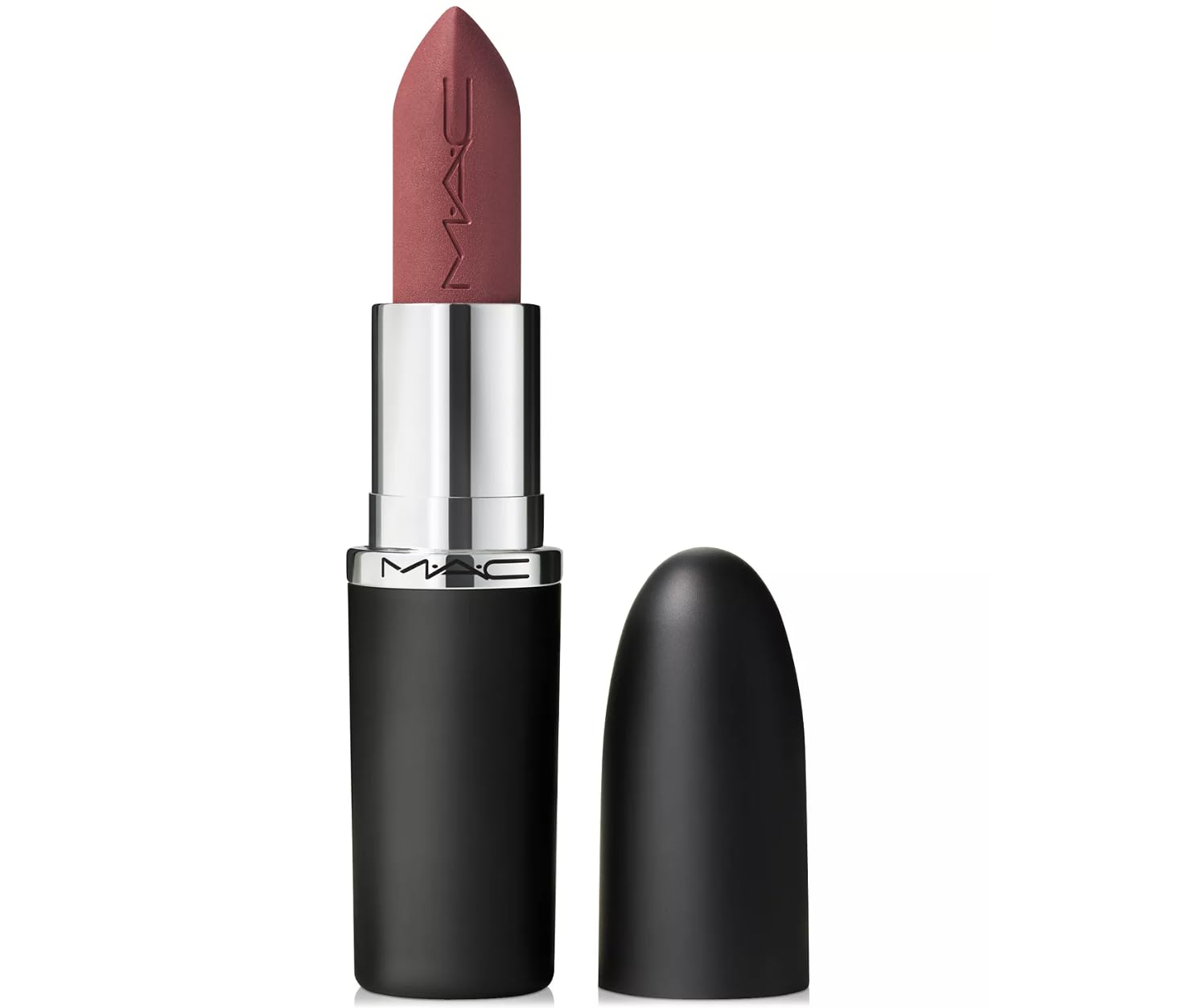 MAC Macximal Silky Matte Lipstick Twig Twist 690 Pink bullet display with pigment-rich color and lasting wear