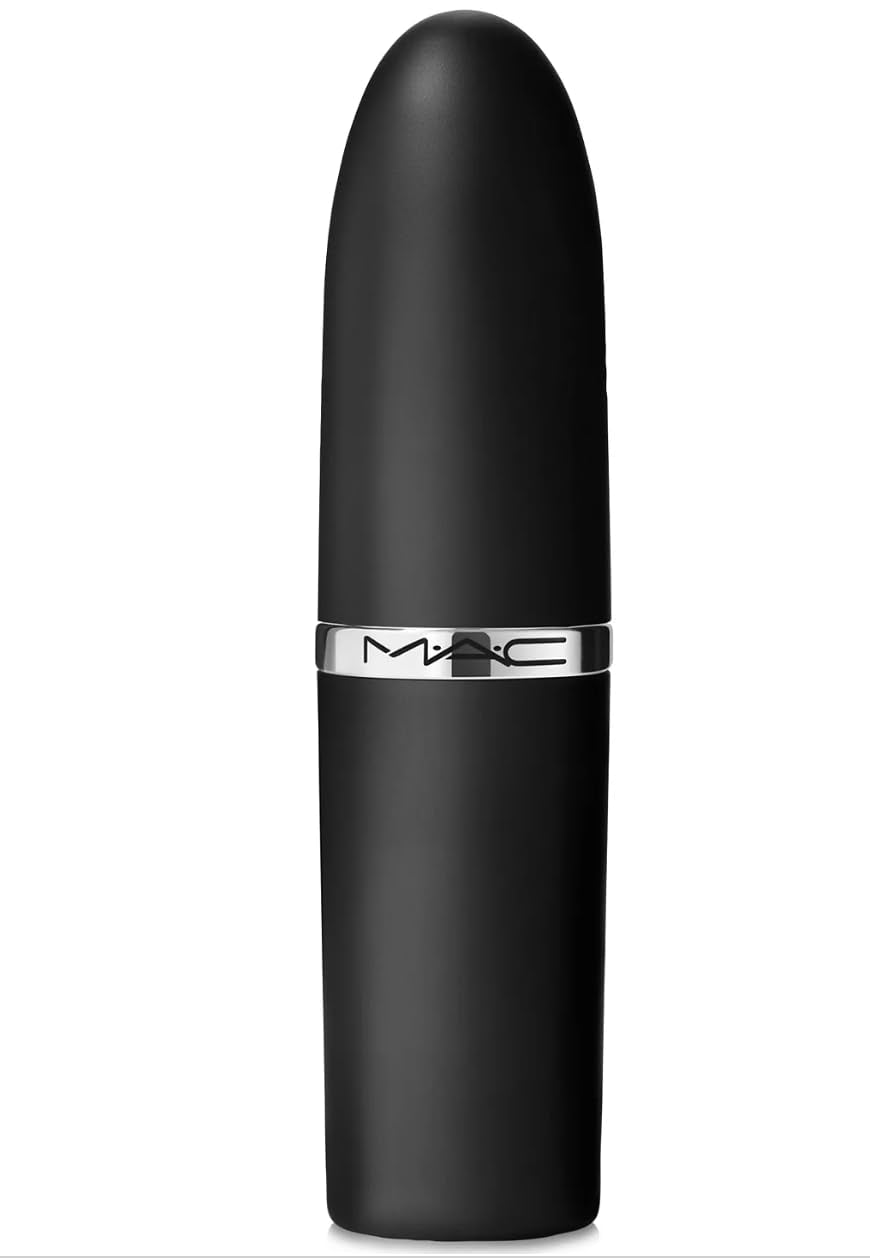 MAC Macximal Silky Matte Lipstick Twig Twist 690 Pink model lip shot showing full color idea