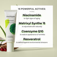 Mad Hippie Face Cream with niacinamide and antioxidants for balanced skin