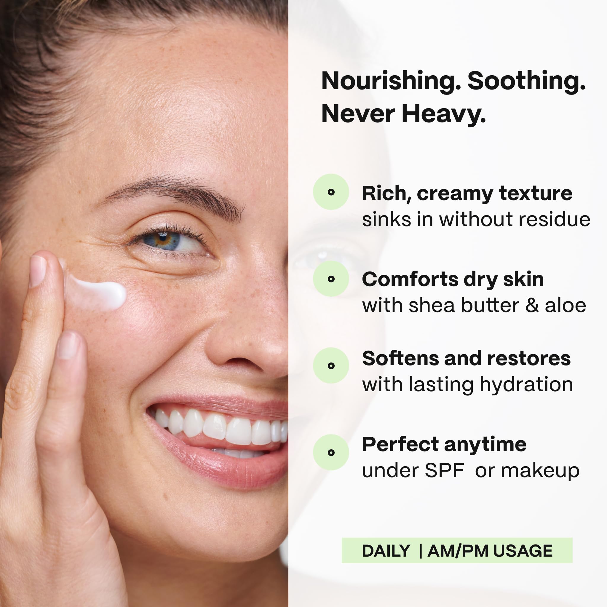 Mad Hippie Face Cream ingredients panel featuring niacinamide and antioxidants