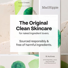 Mad Hippie Face Cream bottle with serum nearby to illustrate layering routine
