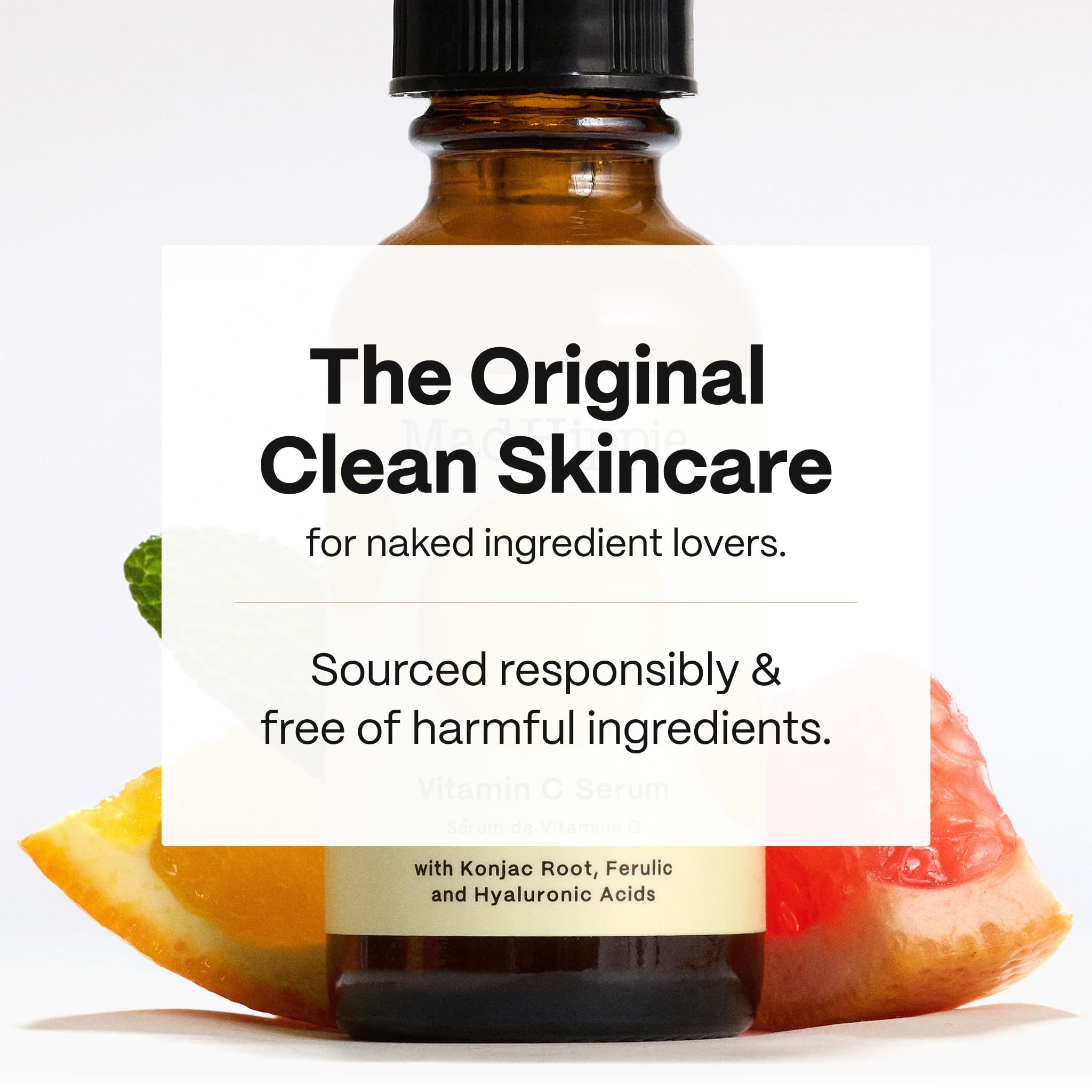 Applying Mad Hippie Vitamin C Serum after cleansing for radiant skin.