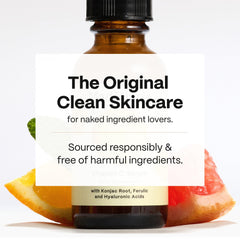 Applying Mad Hippie Vitamin C Serum after cleansing for radiant skin.