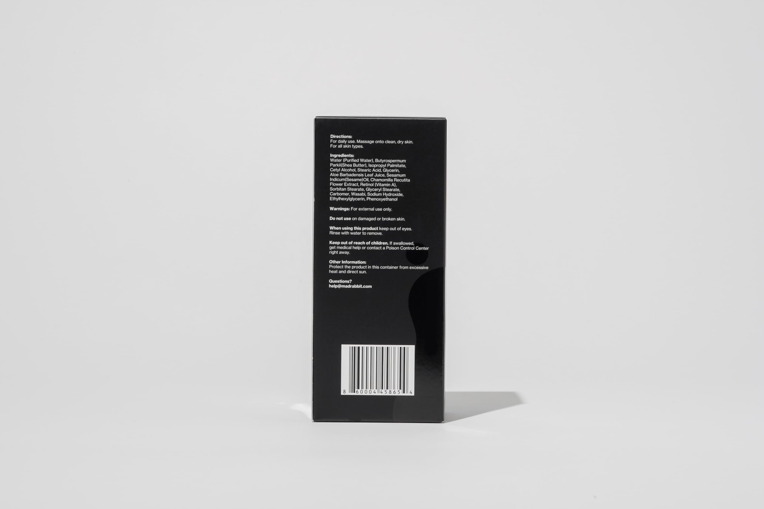 Mad Rabbit Replenish lotion on hand reveals smooth finish for daily use