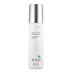 M.A.D Skincare Delicate Skin Cleansing Gel bottle, gentle cleanse for sensitive skin and calm irritation