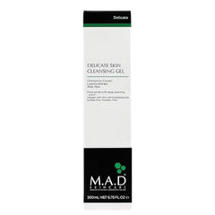 M.A.D Skincare Delicate Skin Cleansing Gel pump, daily gentle cleanse that supports calm, hydrated skin