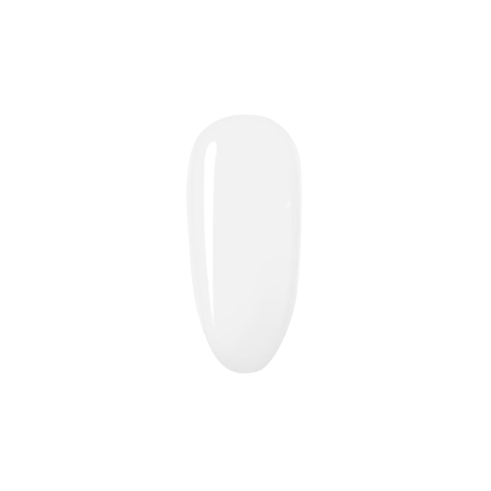 Madam Glam Pure Serenity gel swatch on nails shows flexible, bend-not-break artistry