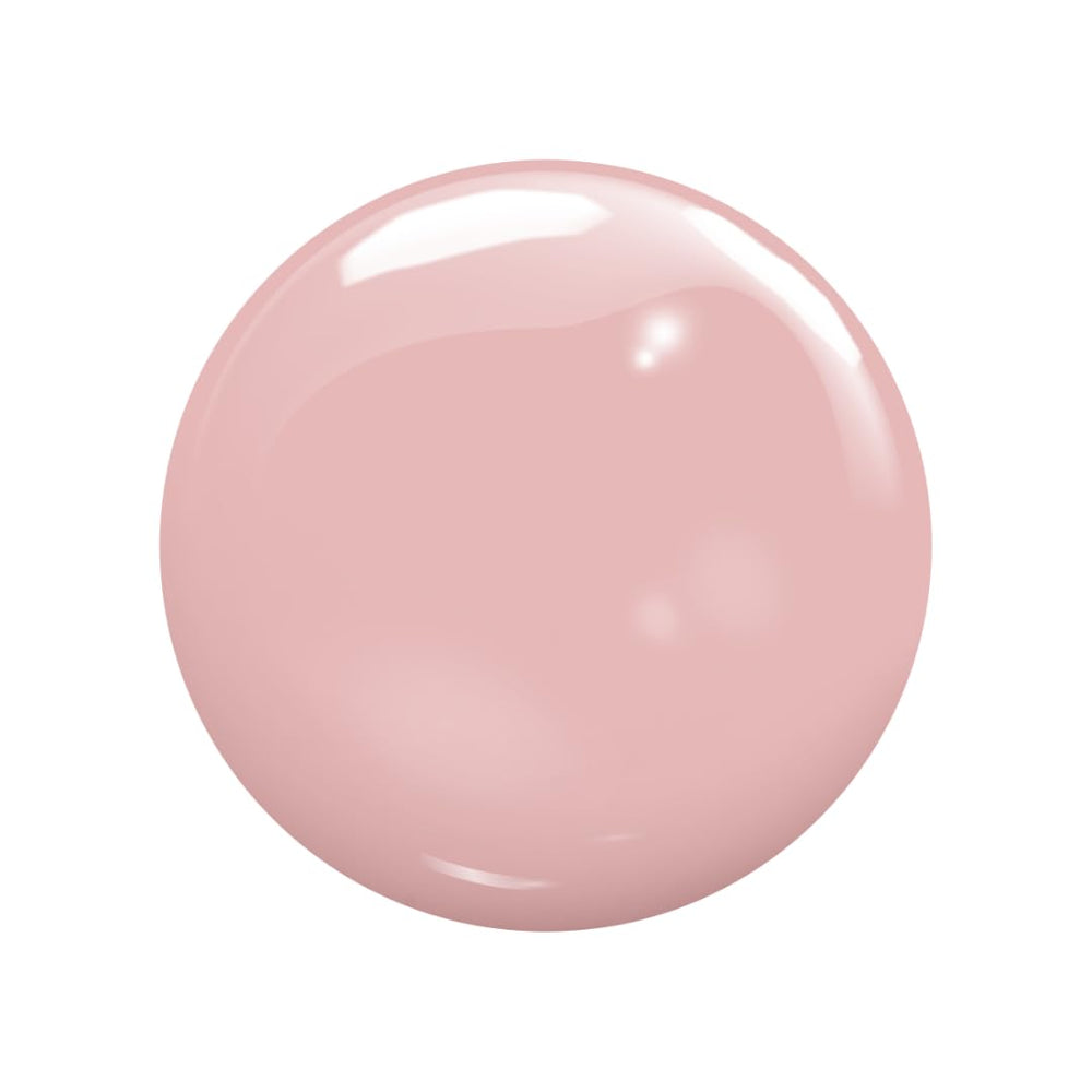 Madam Glam pink builder gel application closeup demonstrates even spread for durable layers
