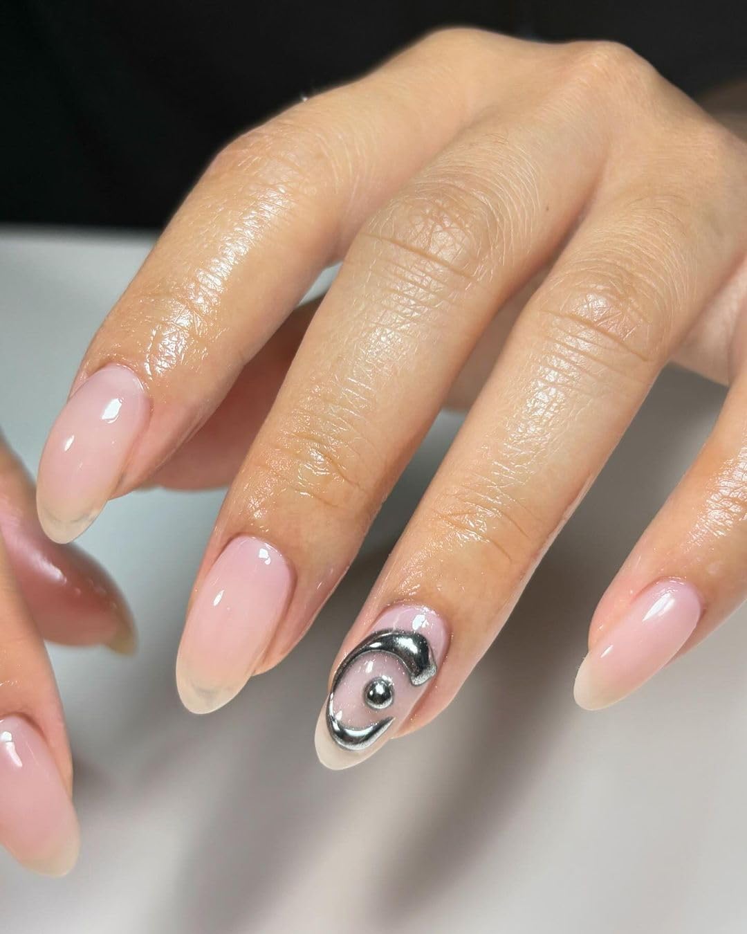 Madam Glam pink gel under UV/LED curing for strong, enduring nails