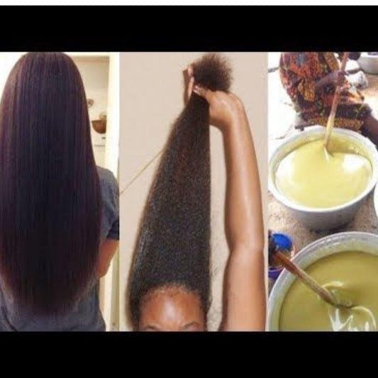 Madani Naturals Karkar Oil ingredients with Chebe powder for moisturized, resilient hair.