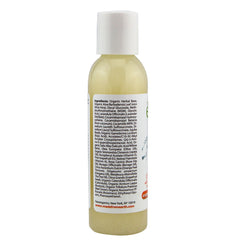 Creamy lather of Made from Earth glycolic wash in palm for cleansing