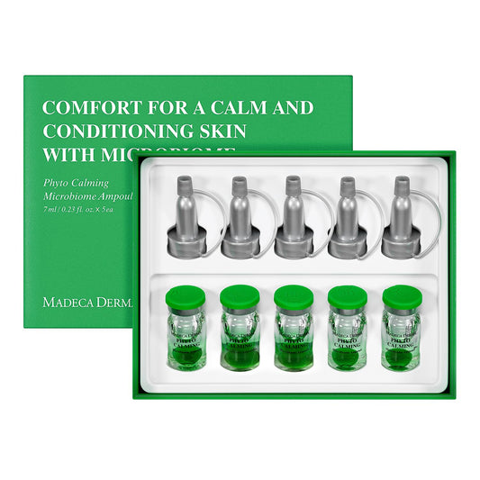 Madeca Derma Phyto-Calming box packaging for soothing redness relief.