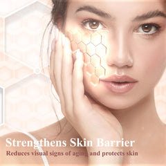 Niacinamide glow close-up emphasizing brightness with Madeca DERMA