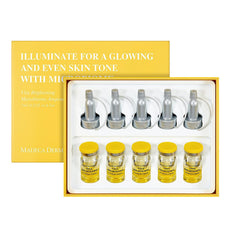 Madeca Derma Vita Brightening Ampoule bottle for radiant, even-toned skin.