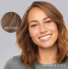 Madison Reed Color Therapy Dorato in-shower usage demonstrating 5-minute treatment.