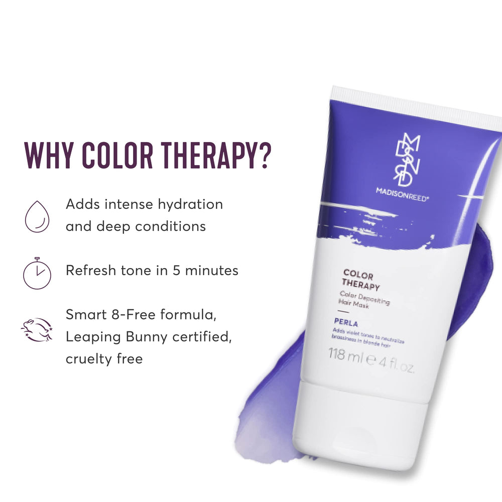 Color Therapy Perla being applied to hair for quick tone refresh