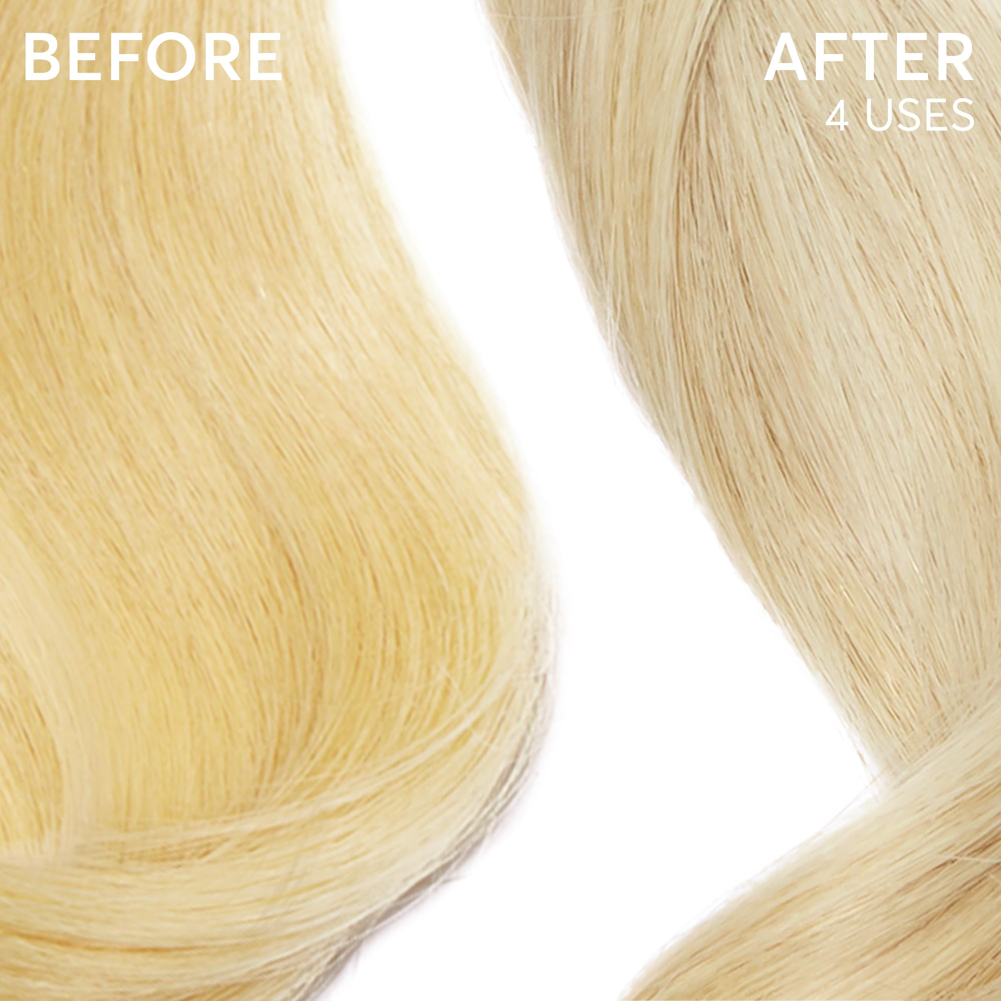 Purple-violet tones on blondes to neutralize brassiness