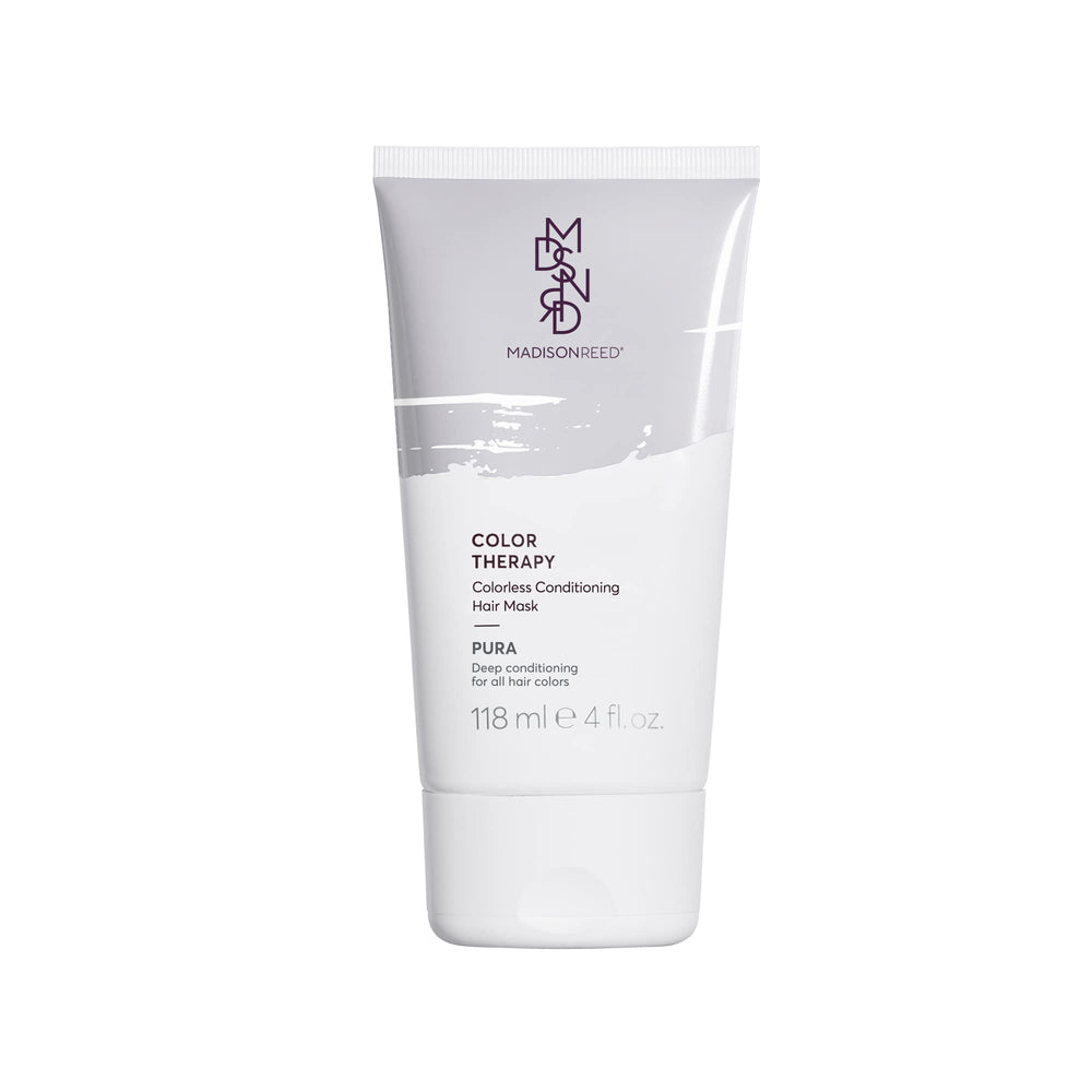 Madison Reed Color Therapy Pura bottle closeup highlighting hydration for all hair shades