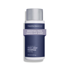 Madison Reed ColorSolve Frizz Control Shampoo bottle demonstrates color-safe cleansing.