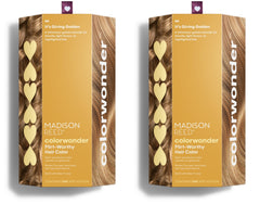 Madison Reed ColorWonder demi-permanent color bottle shows rich golden shade for lasting vibrance