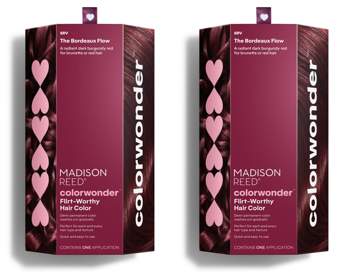 Madison Reed ColorWonder demi-permanent color tube in Bordeaux for long-lasting rich shade