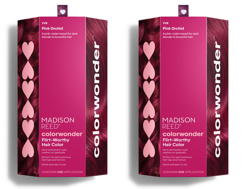 Madison Reed Colorwonder Pink Orchid packaging for at-home color application.
