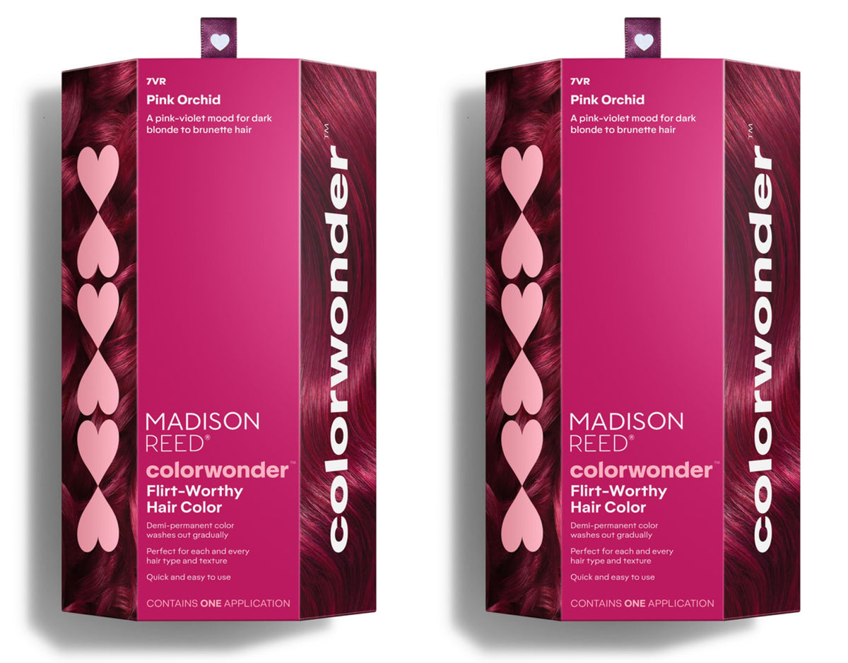 Madison Reed Colorwonder Pink Orchid packaging for at-home color application.