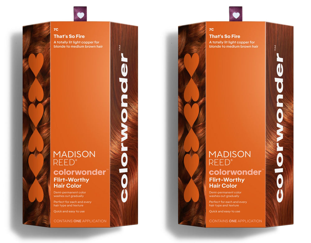 Madison Reed ColorWonder that's-so-fire tube shown for vibrant copper color with lasting shine