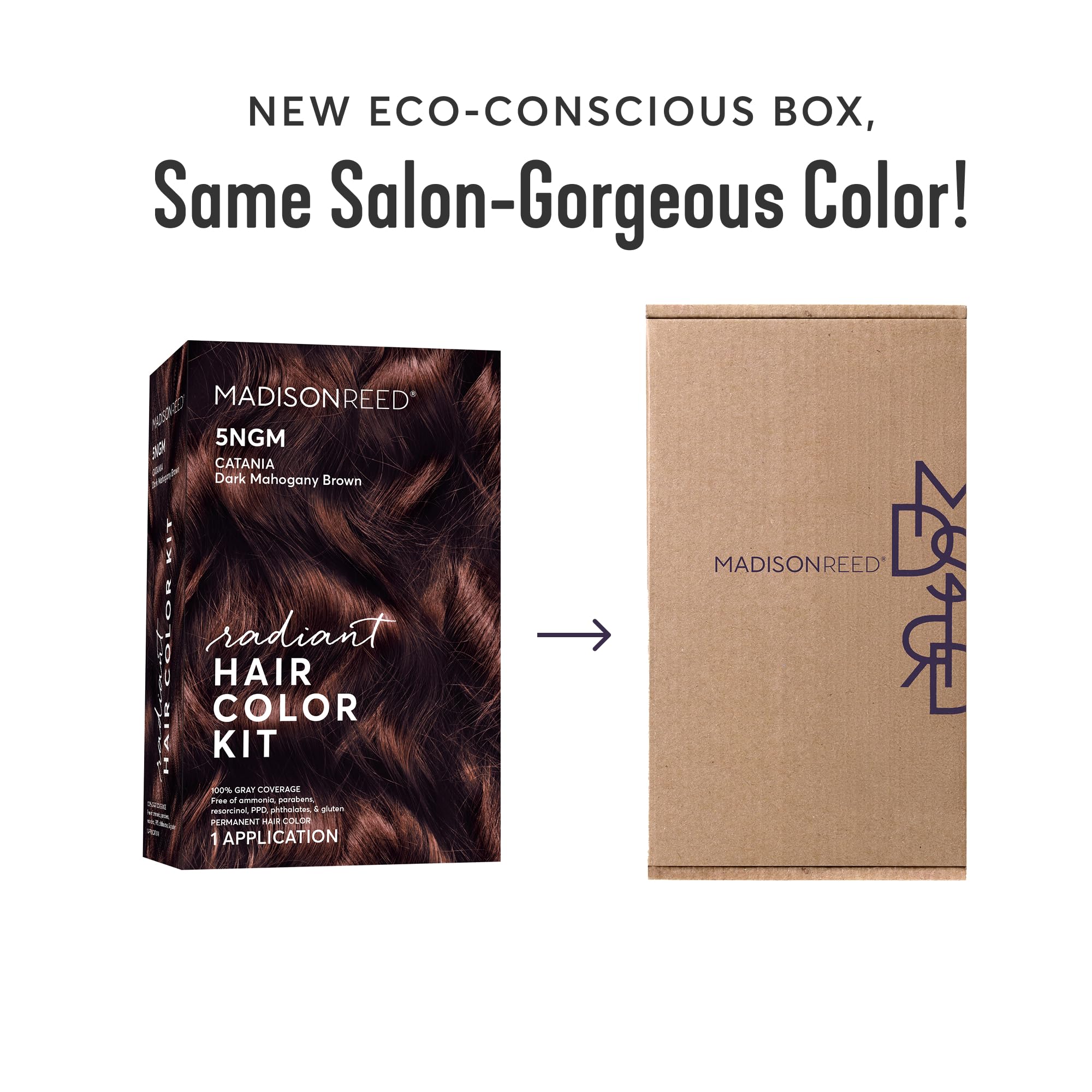 Madison Reed Radiant Color Kit activator for even color development with smooth texture.