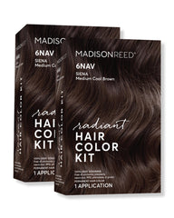Madison Reed Radiant Color Kit 6NAV cream color swatch for rich, even application.