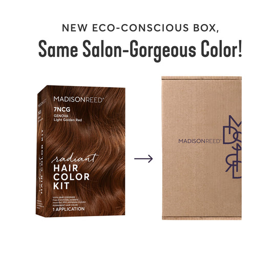 Activator bottle from Madison Reed Radiant Color Kit for even color development