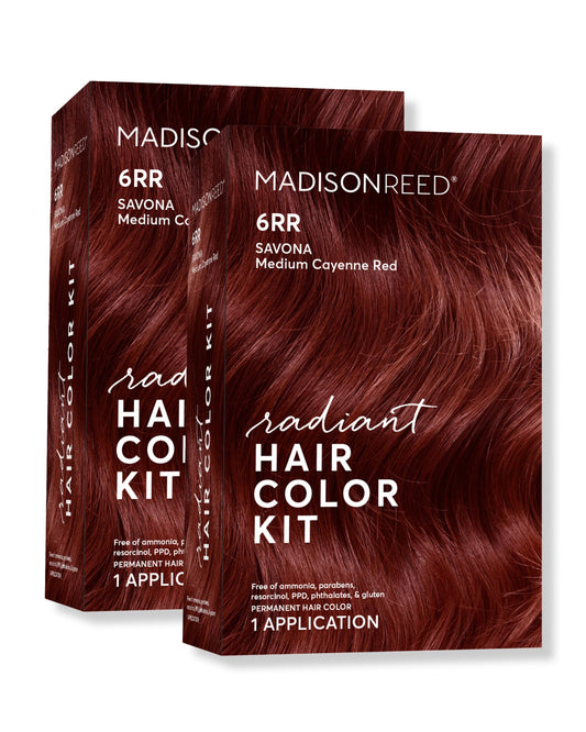 Madison Reed Radiant Color Kit packaging for convenient at-home color results.