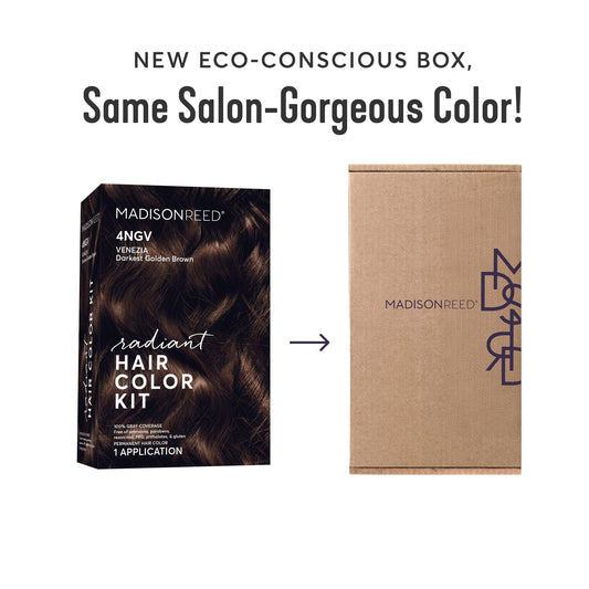 Madison Reed Radiant Color Venezia Brown ingredients for conditioning during color.