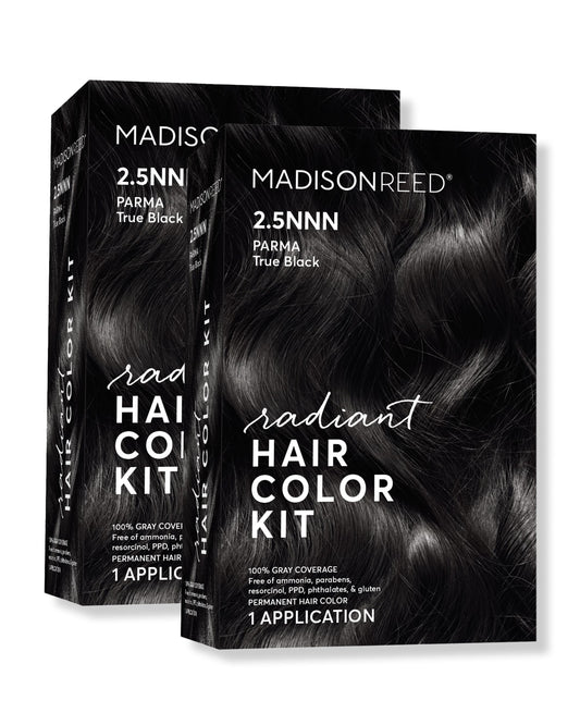 Madison Reed Radiant Soft Black cream color for gray coverage