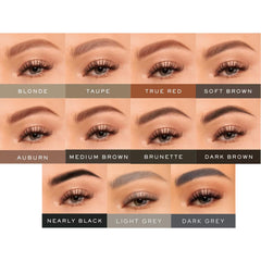 MADLUVV Brow Stamp Kit color-cap pigment lets you release pigment for control.