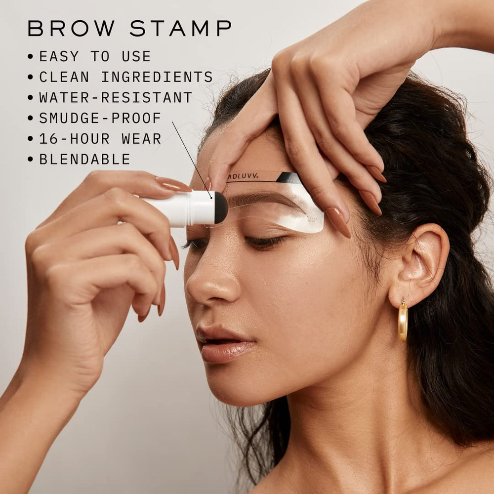 Includes brow tutorial for choosing shapes and achieving ideal symmetry.