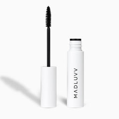 MADLUVV Laminate Me Clear Eyebrow Gel bottle showing transparent formula for daily hold