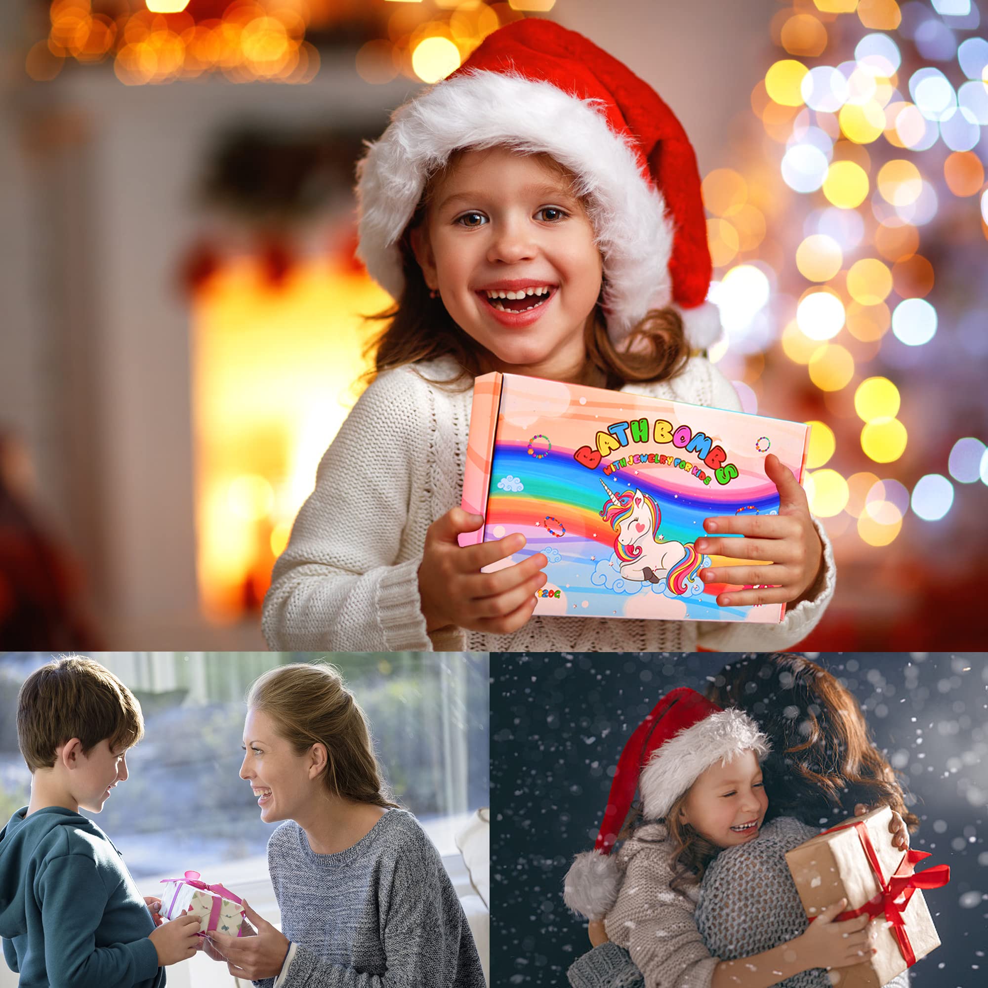 MADO colorful bath bombs for kids elevate bath time with gentle aroma and joy.