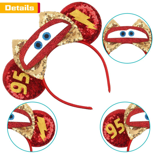 MADO park mini ears headband; comfortable fit for park visits and everyday dress-up.