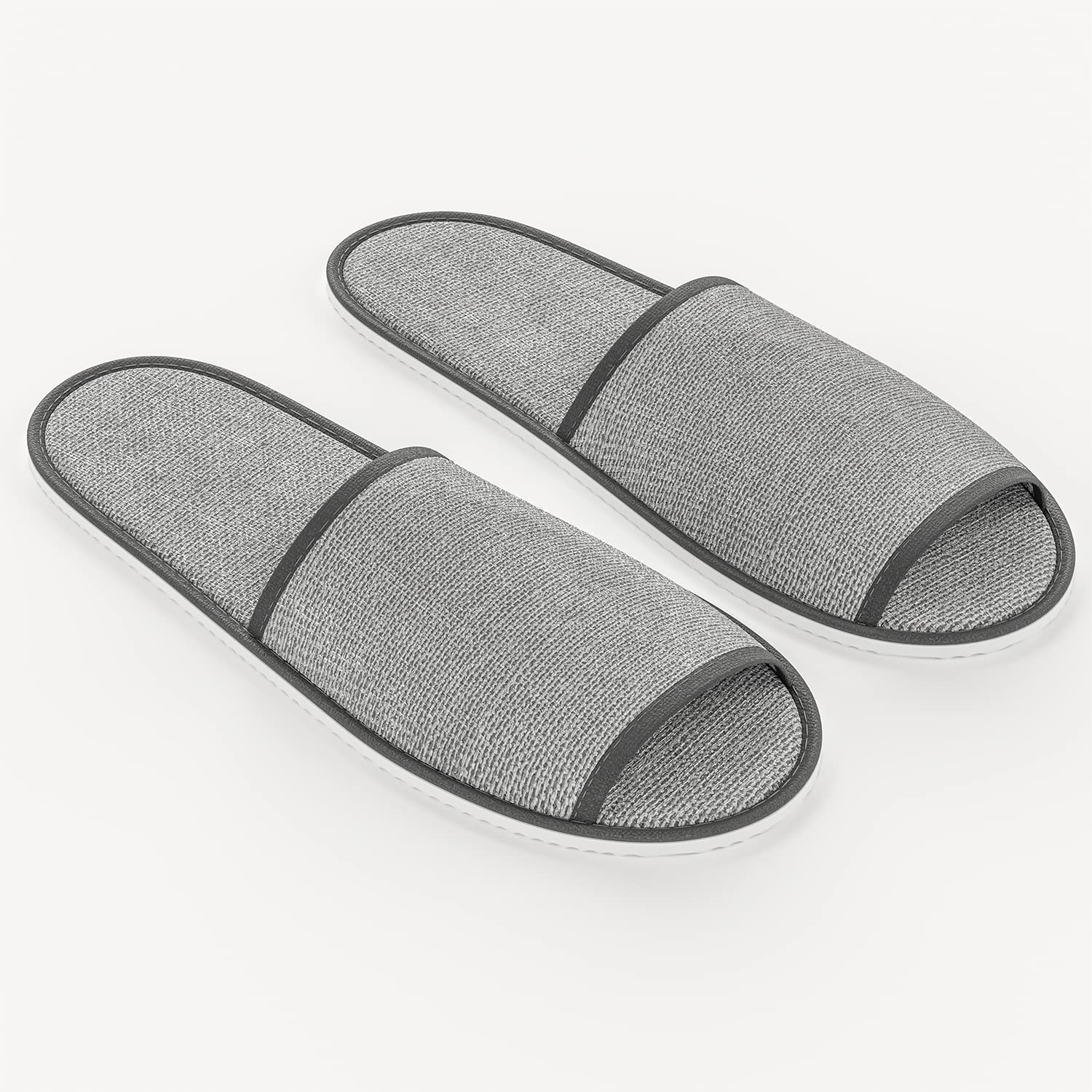 Maeline lightweight and portable indoor slippers for guests or travel.