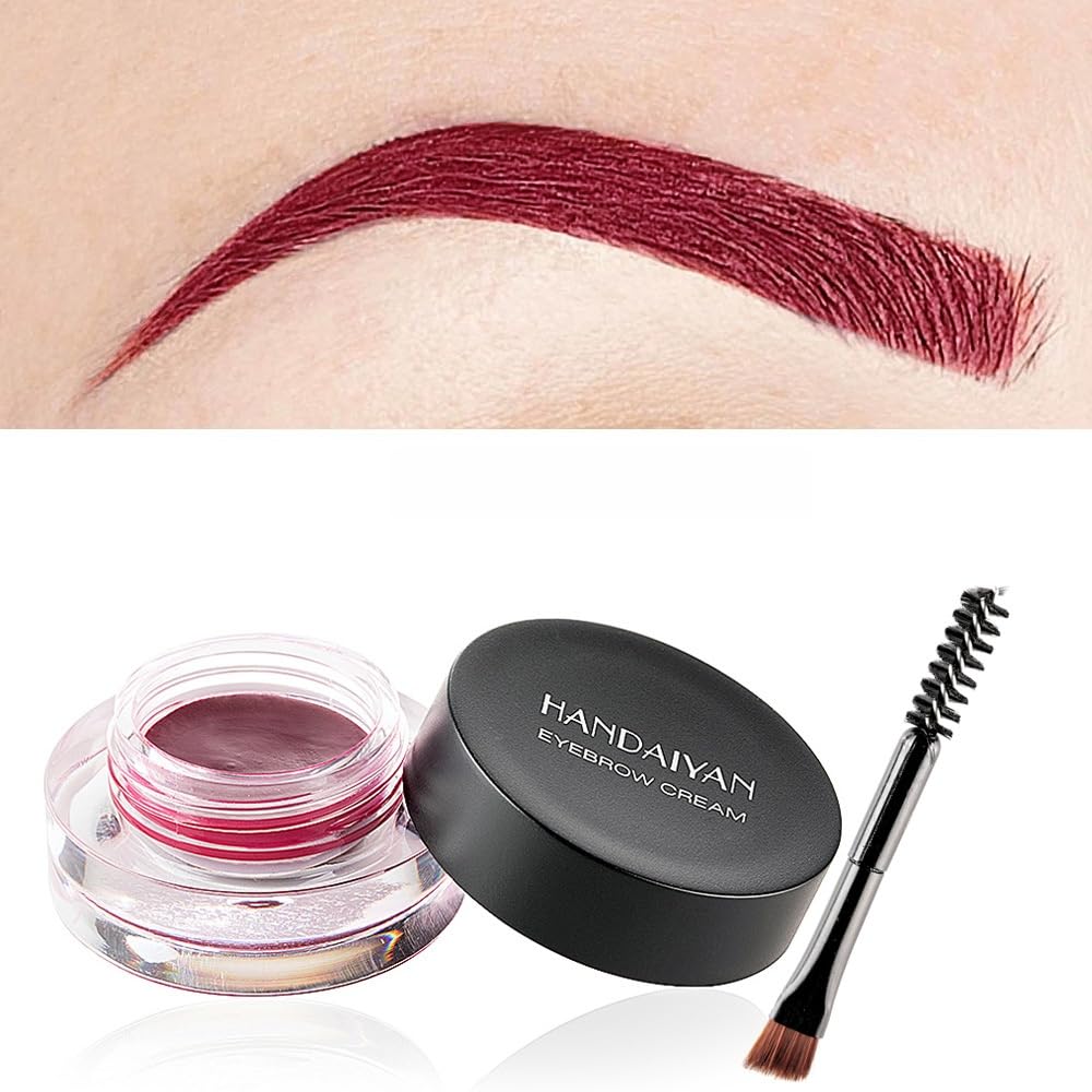 MAEPEOR 12-shades eyebrow pomade offers vibrant hues for daily or cosplay brows.