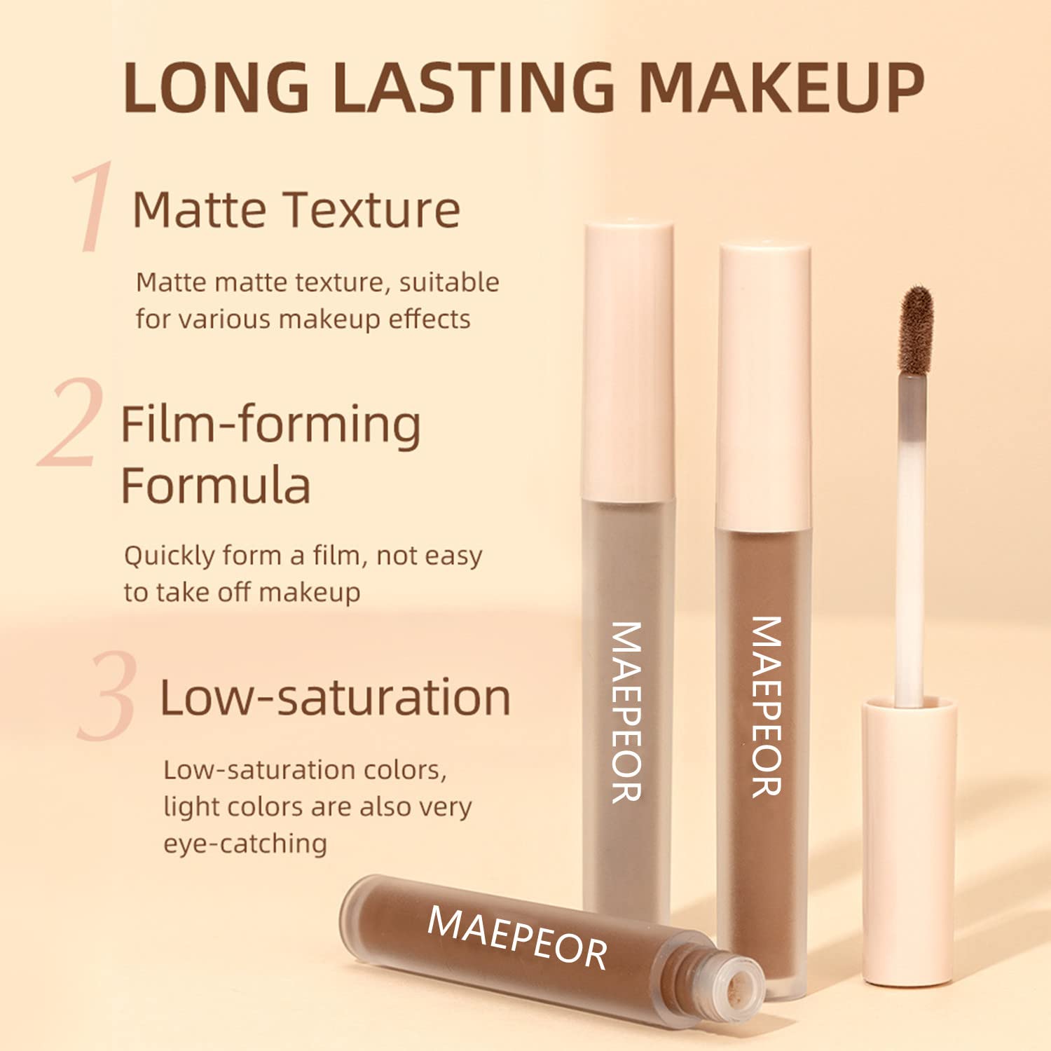 MAEPEOR lightweight formula feels comfortable all day.