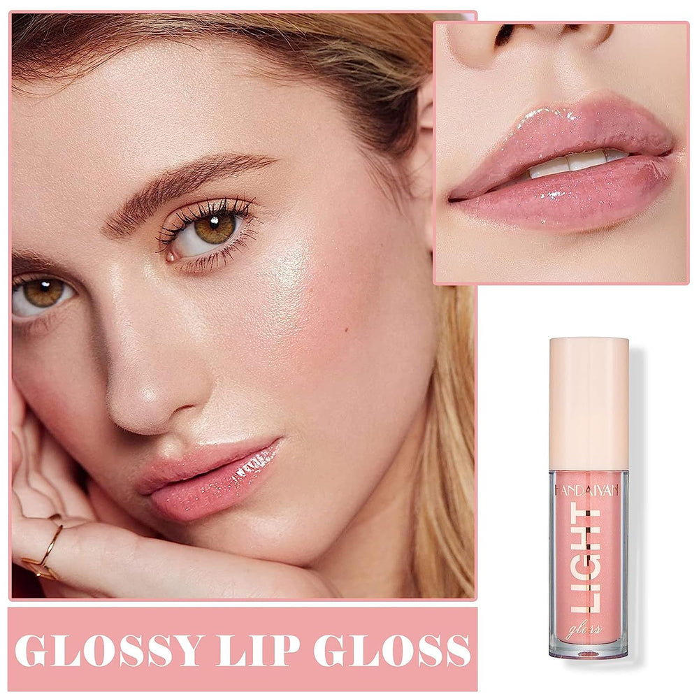 MAEPEOR lipgloss closeup of glossy finish and soft texture.