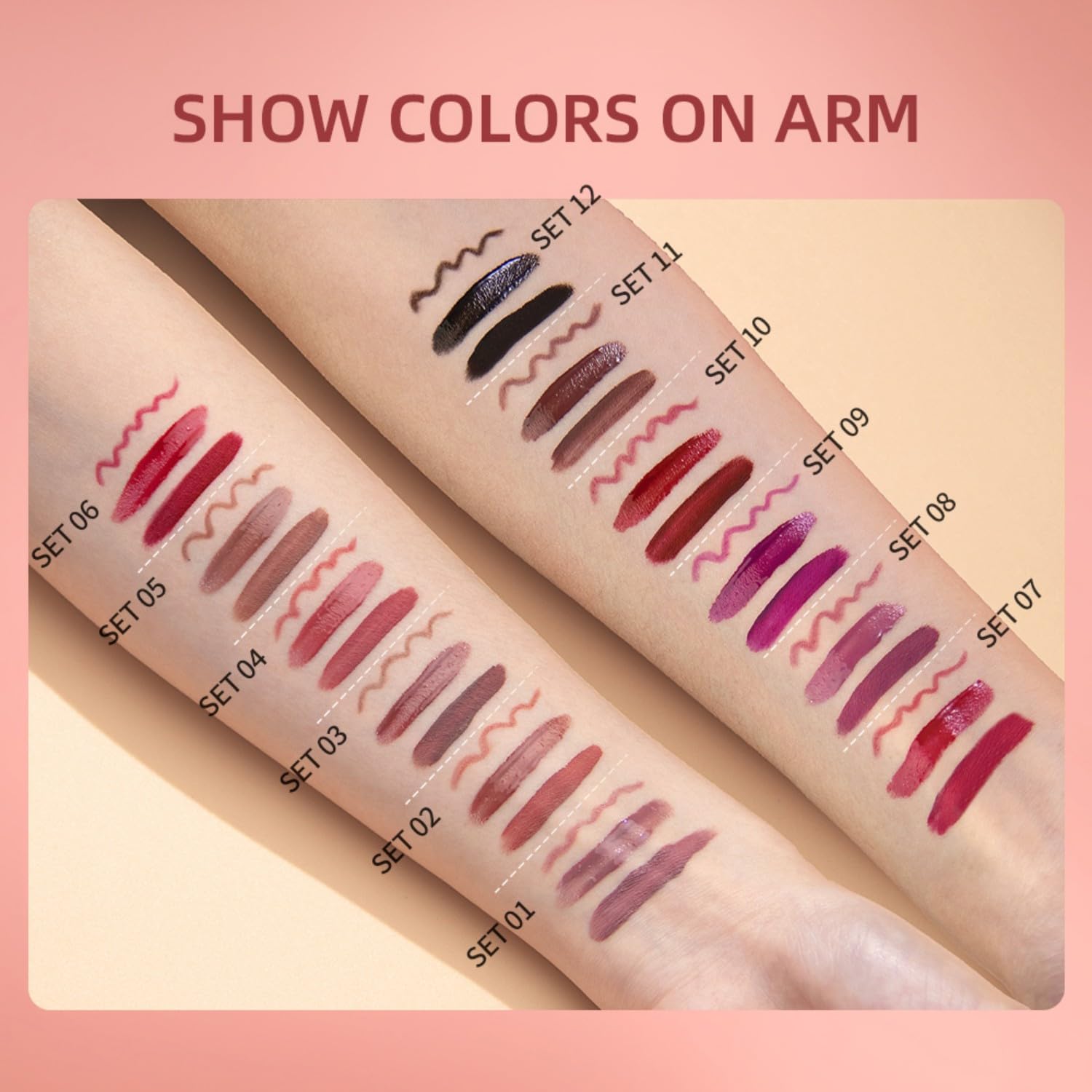 MAEPEOR lip liner creamy application for precise lip shaping
