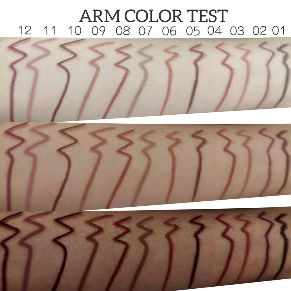 MAEPEOR nude lip liner 03 close-up showing rich pigment and creamy texture