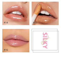 MAEPEOR high-shine gloss with a lasting mirror finish